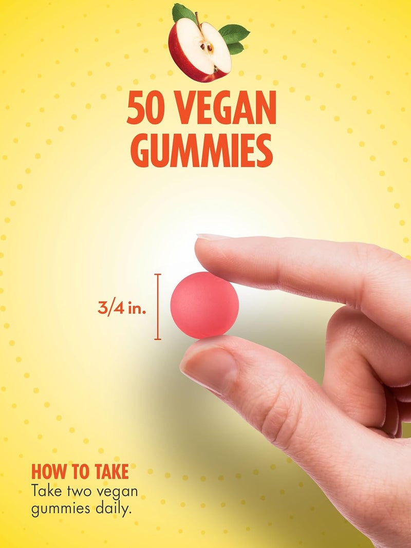 Sundance Apple Cider Vinegar Gummies  50 Count  Apple Flavor  Vegan NonGMO and Gluten Free Supplement - Image 4