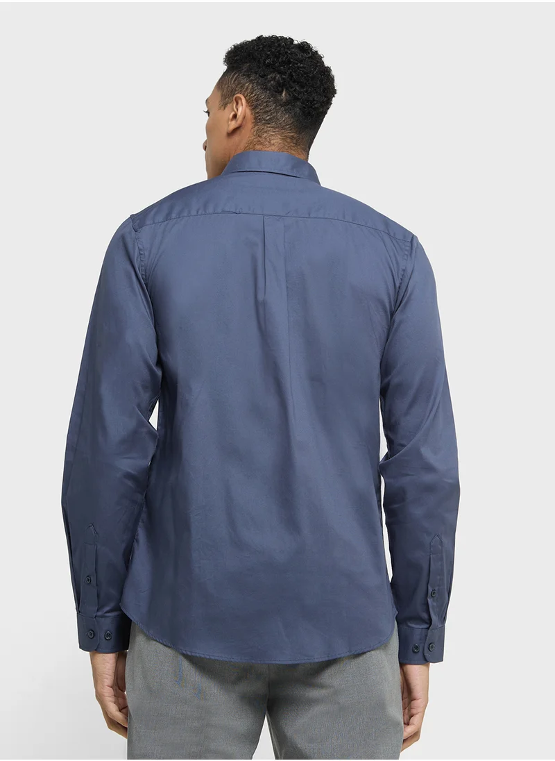 Robert Wood Long Sleeve Shirt   Single Pocket