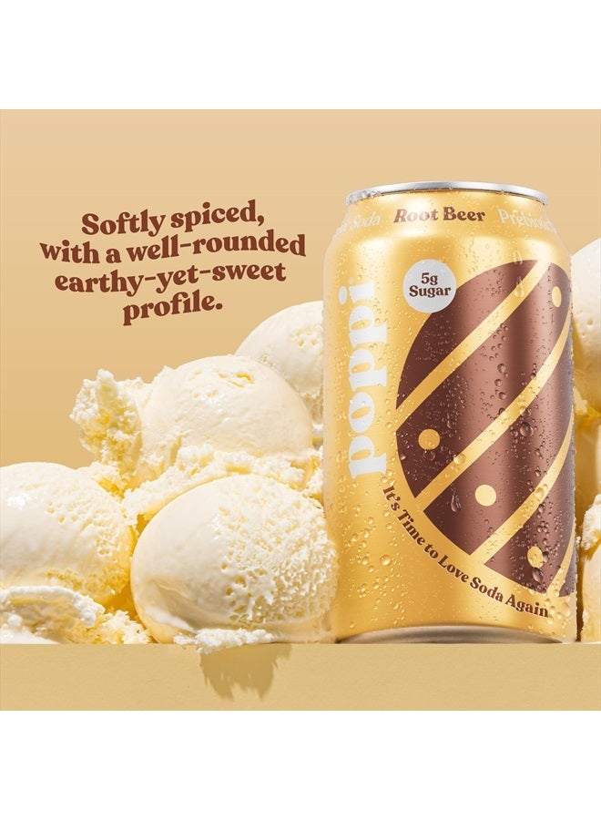Poppi Root Beer Prebiotic Soda Single, 12 FZ - Image 3