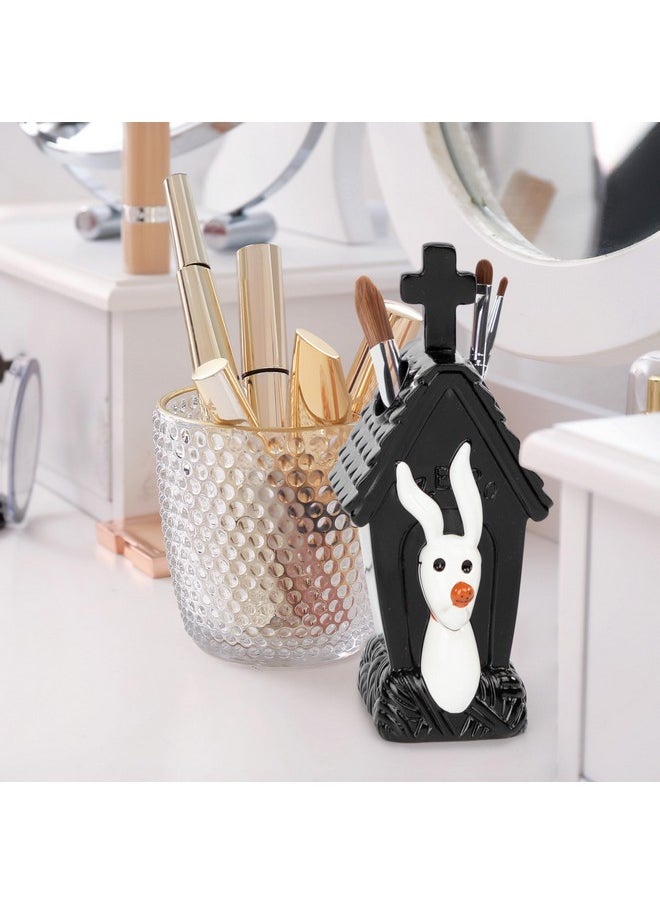 Jay Franco - Disney Nightmare Before Christmas Toothbrush Holder - Black & White Resin Pencil Holder Features Zero - Bathroom Storage - Image 1