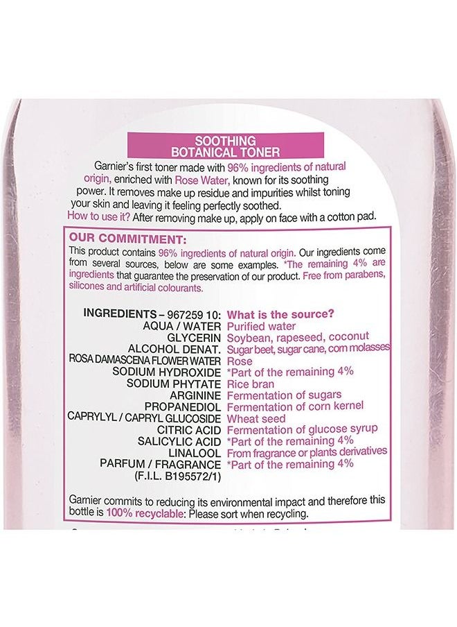 Garnier - Rose Toner Dry and Sensitive Skin - Image 1