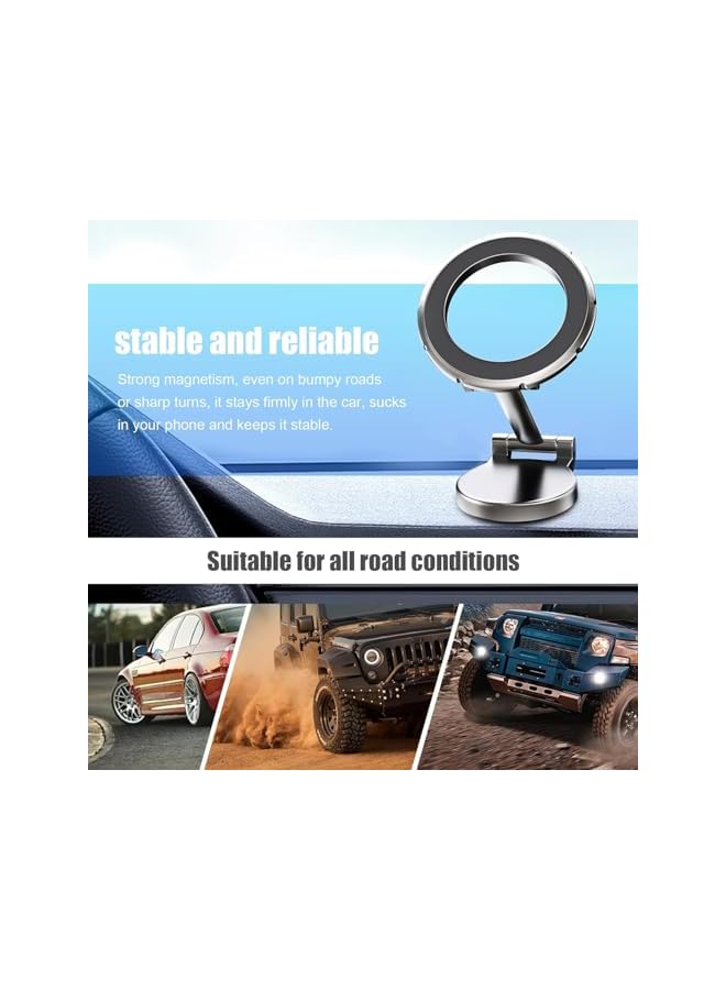 S-TOP Magnetic car phone holder, iphone car holder magnetic Hands Free for Car Dash Fit for iPhone 15 14 13 Pro Max Plus Mini MagSafe Case All Phones. - Image 1