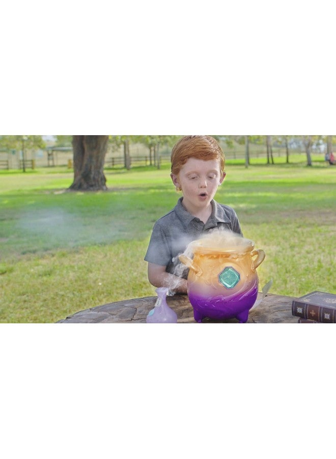 Magic Mixies Cream Tea Magic Mixies Magical Misting Cauldron with Interactive 8 inch Pink Plush Toy and 50+ Sounds and Reactions, Multicolor - Image 5