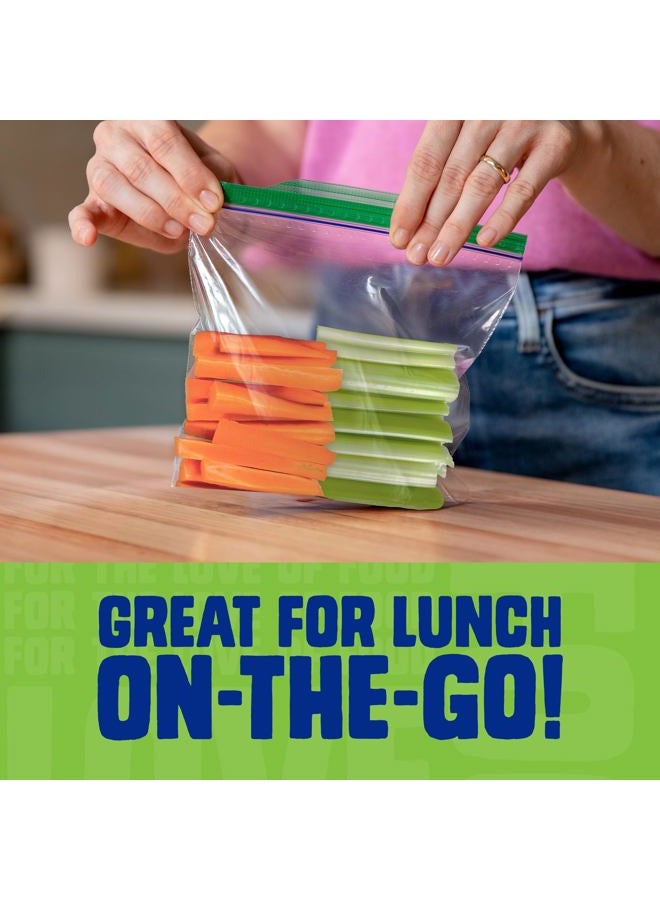 Ziploc أكياس ساندويتش ووجبات خفيفة XL مع نسيج EasyGuide، أكياس تخزين بلاستيكية بتقنية Grip 'n Seal، 30 كيس إجمالي - Image 5
