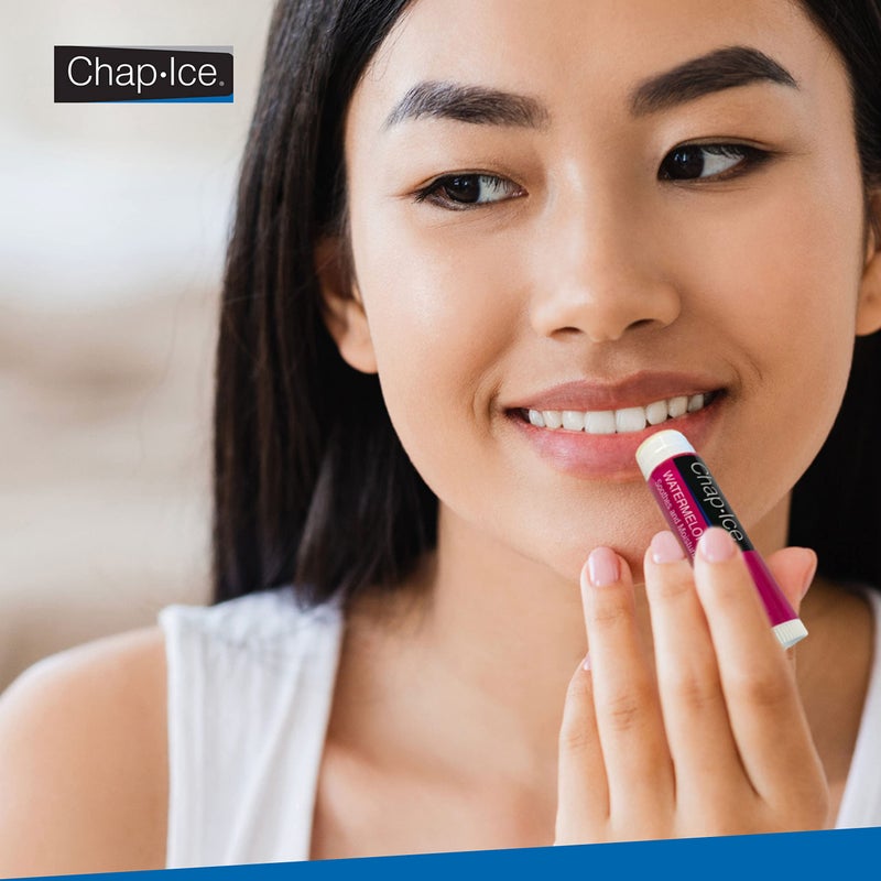 Chap Ice Chap-Ice Assorted Lip Balm â€“ Watermelon, Original & Cherry Flavors â€“ 24-Count Refill Pack - Image 5
