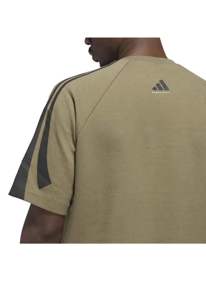 Adidas OLISTR adidas Basketball Short Sleeve Sweatshirt (Gender Neutral)  | Best Price UAE