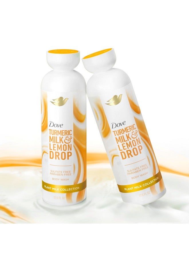 دوف غسول الجسم دوف المنظف بحليب النبات والكركم والليمون لترطيب البشرة، منظف لطيف، خالٍ من الكبريتات والبارابين، متوازن الحموضة، 17.5 أونصة سائلة - Image 4