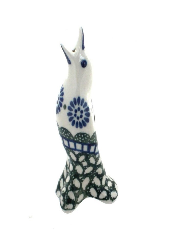 Blue Rose Pottery Blue Rose Polish Pottery Maia Pie Bird - Image 1