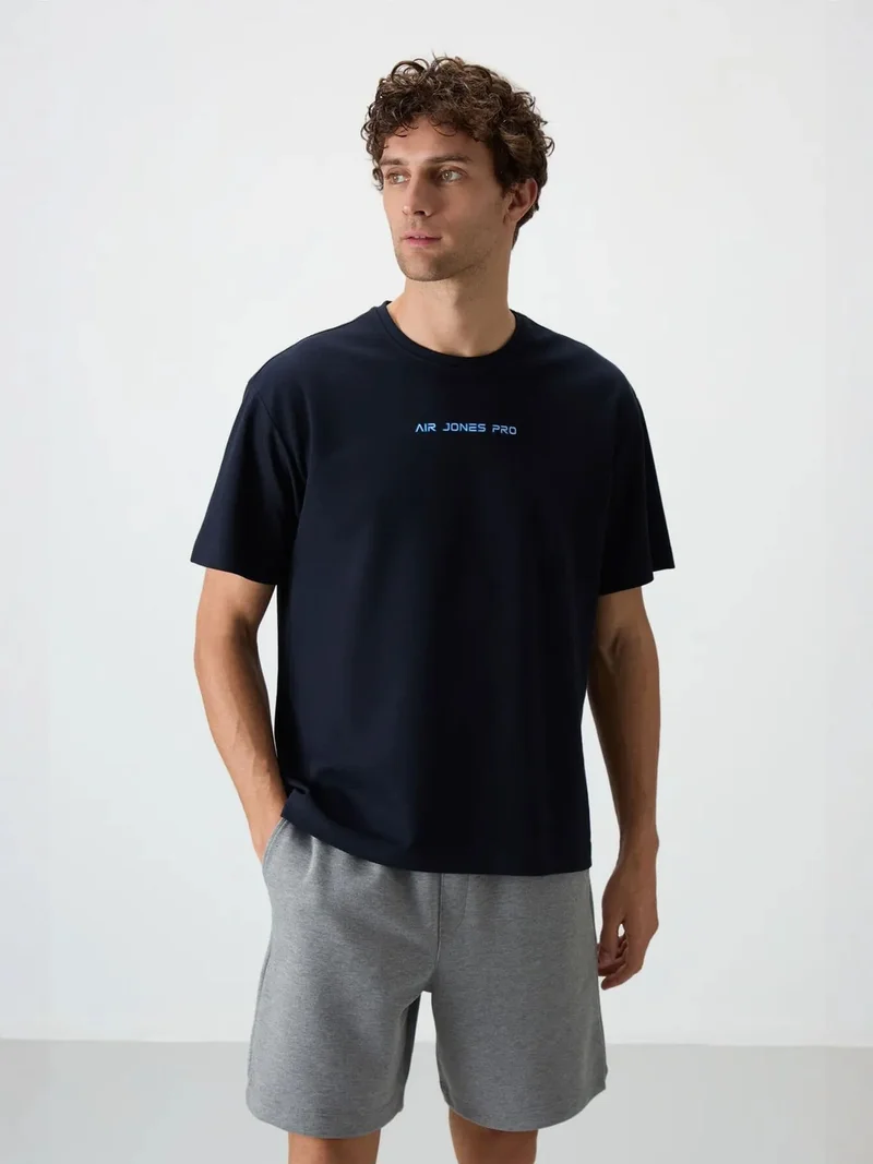 تومي لايف TOMMY Oversized Printed Crew Neck T-Shirt