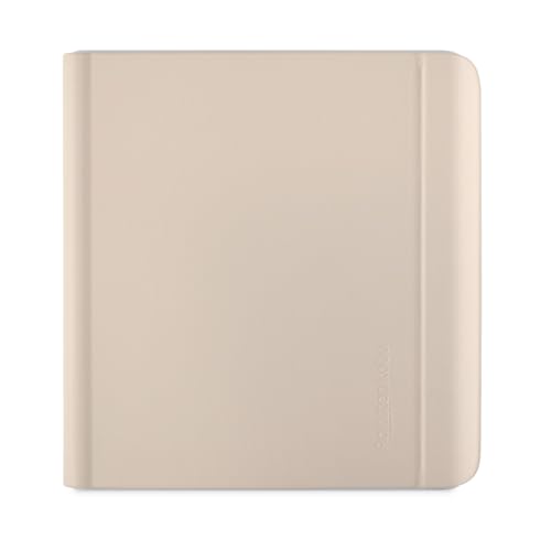 Kobo Libra Colour SleepCover Case | Sand Beige Notebook | Sleep/Wake Technology | Built-in 2-Way Stand | Vegan Leather | Compatible with 7” Kobo Libra Colour eReader - Image 1