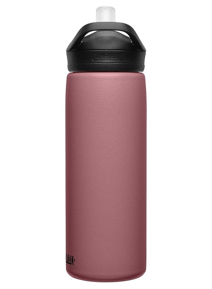 كاميلباك زجاجة ماء CamelBak eddy+ بسعة 20 أونصة مع شفاط – ستانلس ستيل معزول، أسود، مقاومة للتسرب ومتينة - Image 4