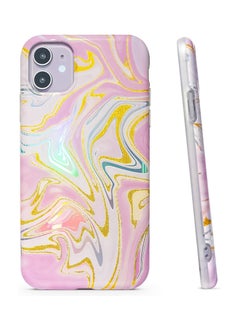 iPhone 11 Pro Phone Cases Holographic Shiny Gold Glitter Design Durable Soft TPU Anti-Scratch Protective Cover with Silicone Bumper Defender (Butterfly)