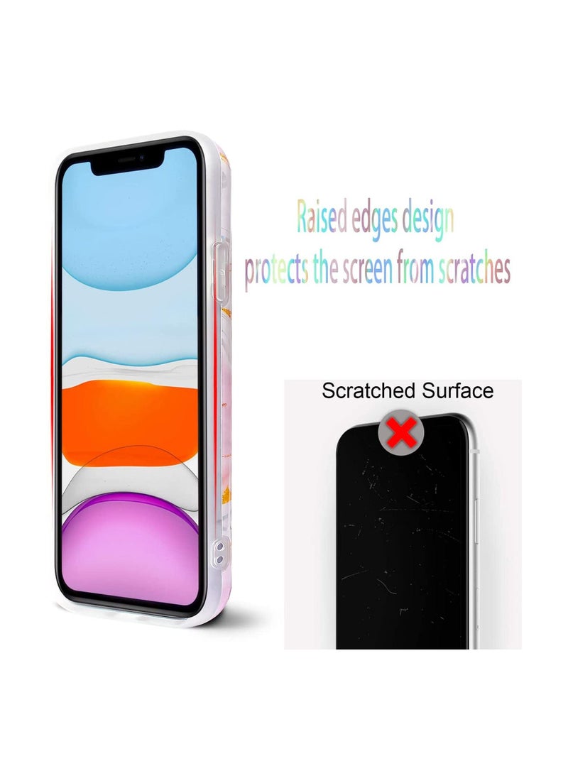SYOSI - iPhone 11 Pro Phone Cases Holographic Shiny Gold Glitter Design Durable Soft TPU Anti-Scratch Protective Cover with Silicone Bumper Defender (Butterfly) - Image 1