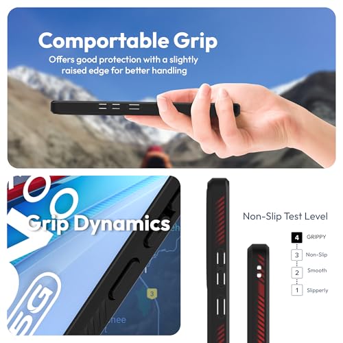 KAPAVER GPS Edition Back Cover Case Compatible for iQOO 13 (PC+TPU) (Leh-Ladakh-Black) - Image 5