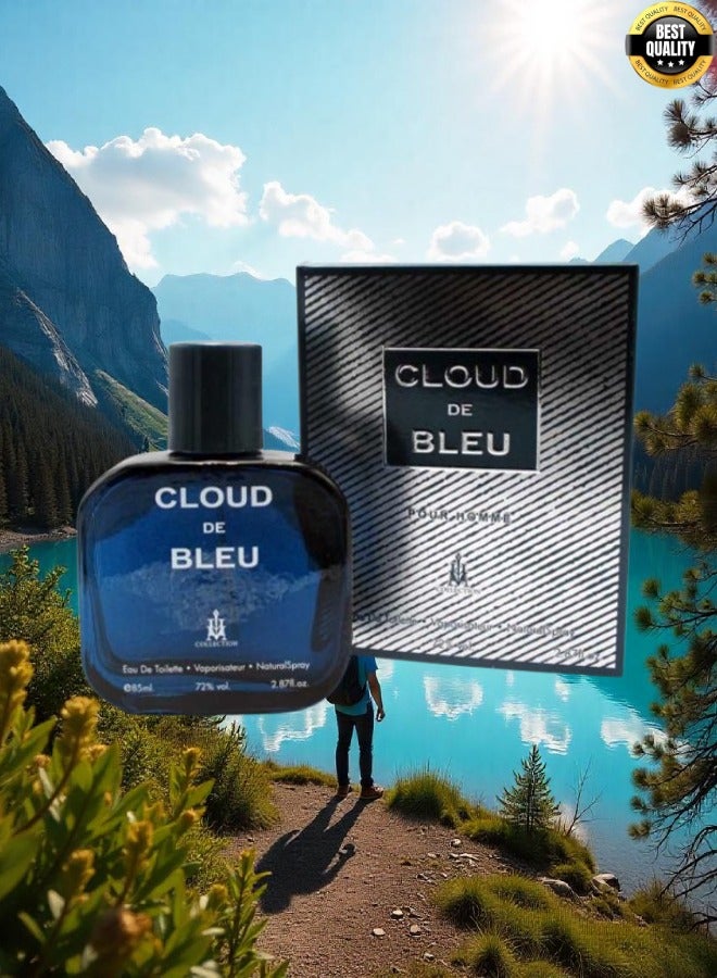 Collection 8 Pieces Cloud De Bleu Perfume EDT 85ML - Image 2