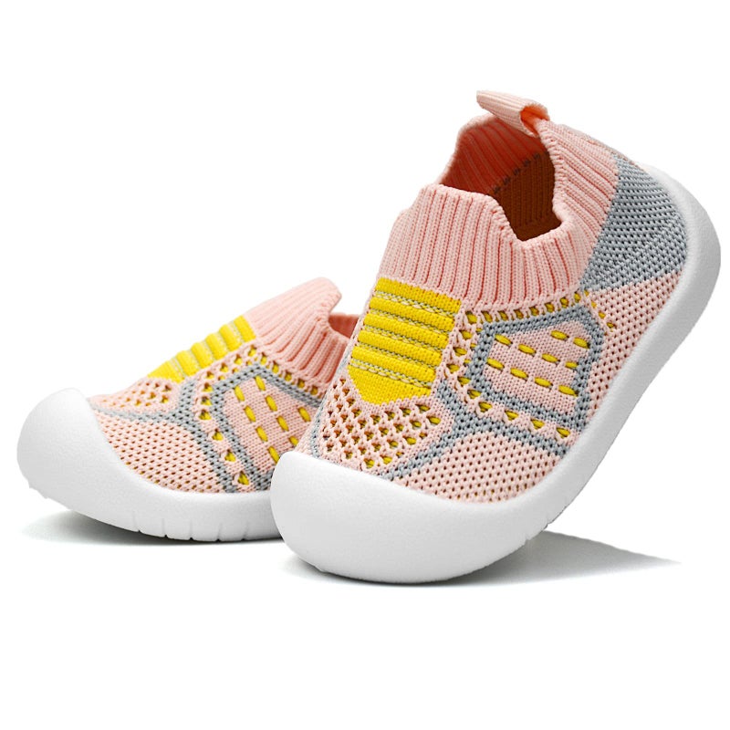 OAISNIT Baby Boy Girl Shoes Breathable Mesh Sneakers Lightweight NonSlip Toddler Walking Shoes Infant First Walkers 624 Months1218 Months 3Pink