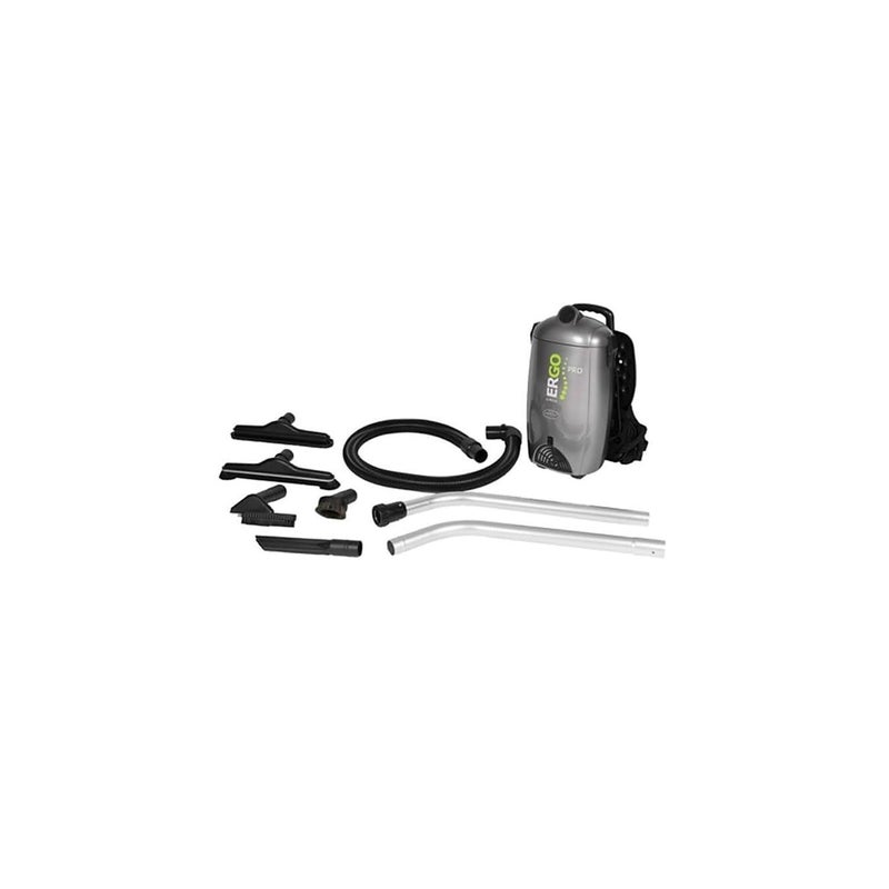Atrix Atrix VACBPAI ERGO PRO HEPA Backpack Vacuum Grey 8Quart 