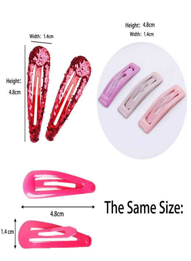 CÉLLOT 88 Pieces 2 Inch Snap Hair Clips No Slip Metal Hair Clip Barrettes for Girls Toddlers Kids Women - Image 3
