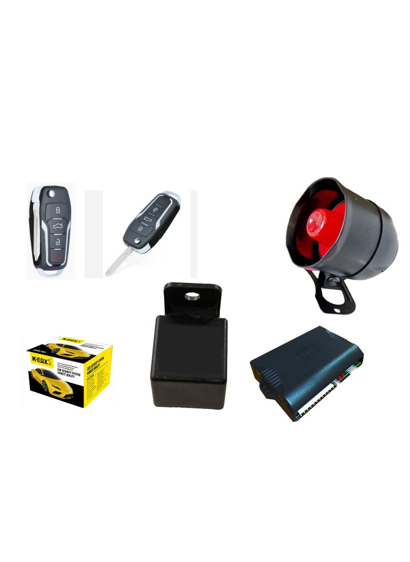 ماركة غير محددة جهاز انذار فوكس  2 ريموت  سرينة kd-90  - Image 2