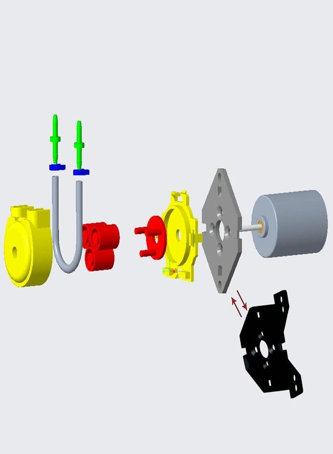 Gikfun 12V Peristaltic Liquid Pump Dosing Pump with Replacement for Aquarium Lab Analytical DIY EK1978 (1pcs) - Image 4