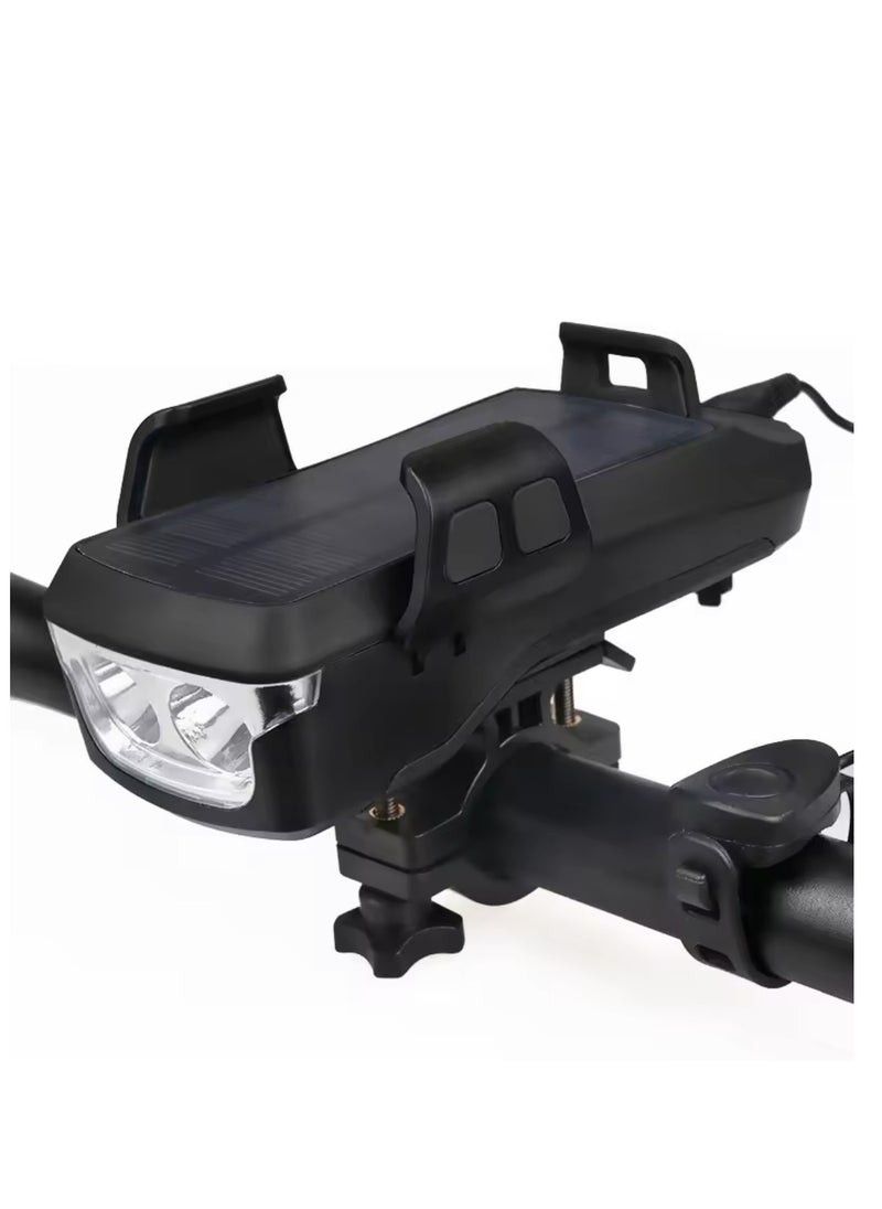 BLUE CORAL Multifunction Bicycle Light USB Charging Phone Holder Bike Lamp Power Bank Front Bike Lamp 4000Mah Bicycle Led Lamp  - Image 2