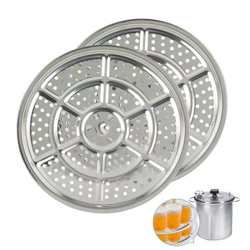 FONLLAM 2Pack Stainless Steel Canner Rack - 11-Inch Pressure Cooker Rack for Pressure Canner - Compatible with Presto, All-American and More - Image 1
