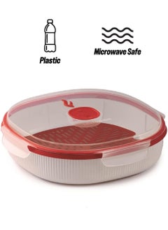 Snips Snips Microwave Airtight Dish Steamer 2 Liter, 0% BPA – Use & Reuse product, Made in Italy, 000850  - Image 1