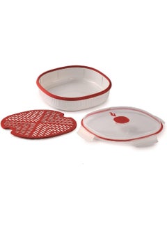 Snips Snips Microwave Airtight Dish Steamer 2 Liter, 0% BPA – Use & Reuse product, Made in Italy, 000850  - Image 5