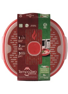 Snips Snips Microwave Airtight Dish Steamer 2 Liter, 0% BPA – Use & Reuse product, Made in Italy, 000850  - Image 3