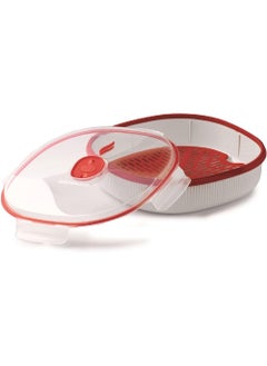 Snips Snips Microwave Airtight Dish Steamer 2 Liter, 0% BPA – Use & Reuse product, Made in Italy, 000850  - Image 4