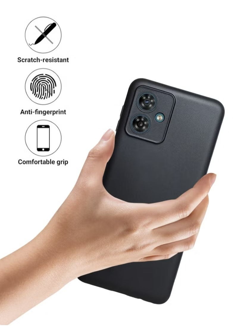 X-level Motorola G14 Case Cover With Soft Liquid Silicone Protection Anti-Scratch Shockproof Accessories Slim Protective Back Cover With Comfortable Hold Touch Feeling And Anti-fingerprint  - Image 4