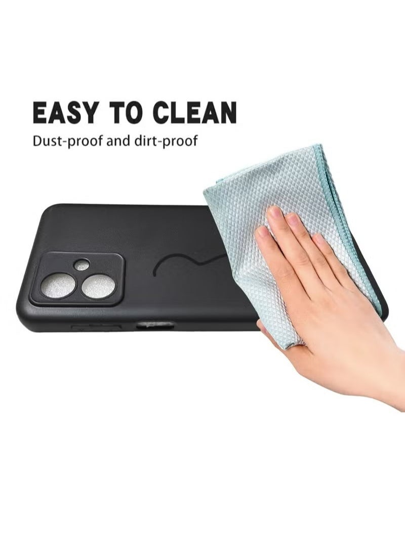 X-level Motorola G14 Case Cover With Soft Liquid Silicone Protection Anti-Scratch Shockproof Accessories Slim Protective Back Cover With Comfortable Hold Touch Feeling And Anti-fingerprint  - Image 3