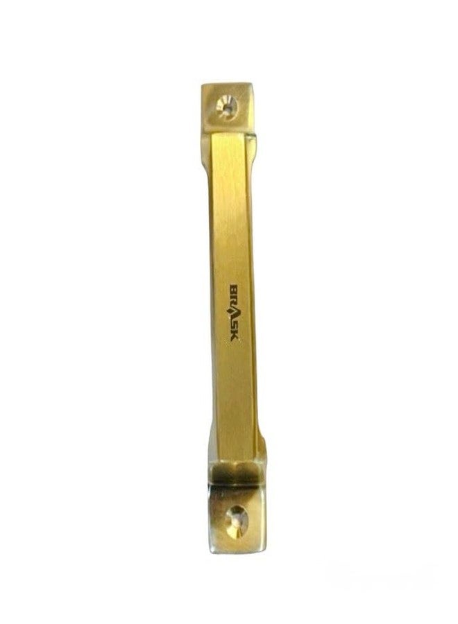 BRASK" Brass Window Handle NO. 301 | Brass Cabinet Handle | Drawer Handle | Door Handle with Screws (5 Inches (125 mm), Pack of 10, Golden Satin) - Image 5