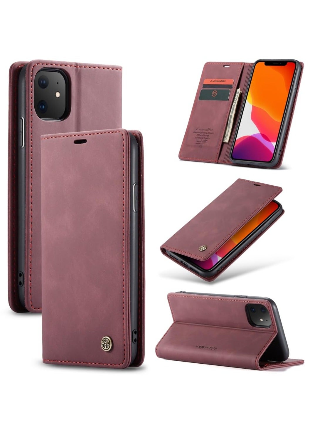 caseme Caseme Phone Case Luxury Pu Leather Design 013 Flip Cover Card Slot Holder Cover For Ip Z48F1D3A02A8D1BC80B58Z