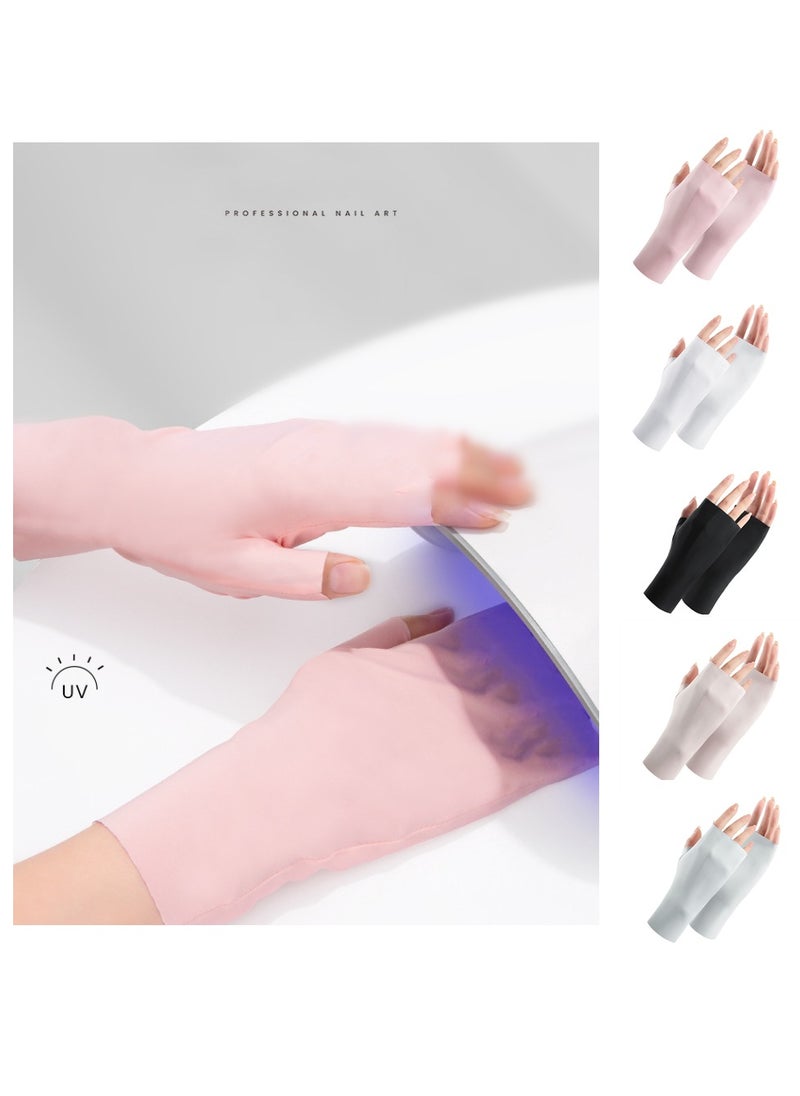 Generic Nail Lamp Gloves, Manicure Gloves, Women's Anti-UV Driving Gloves  - Image 2