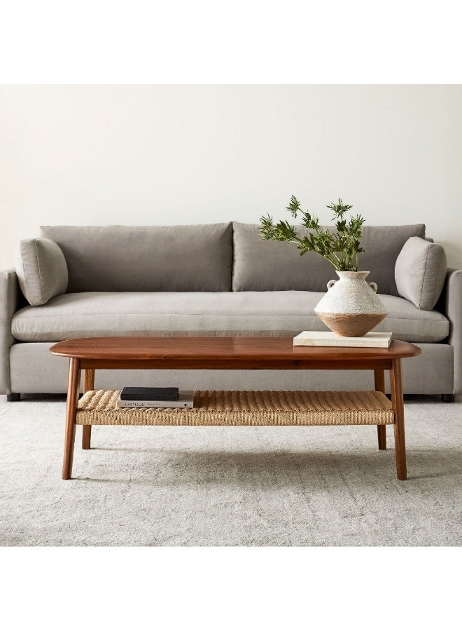 Baytonia Craft Coffee Table - Brown and Beige - Image 1