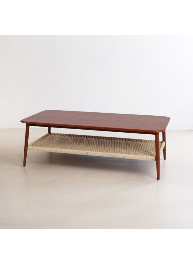 Baytonia Craft Coffee Table - Brown and Beige - Image 3