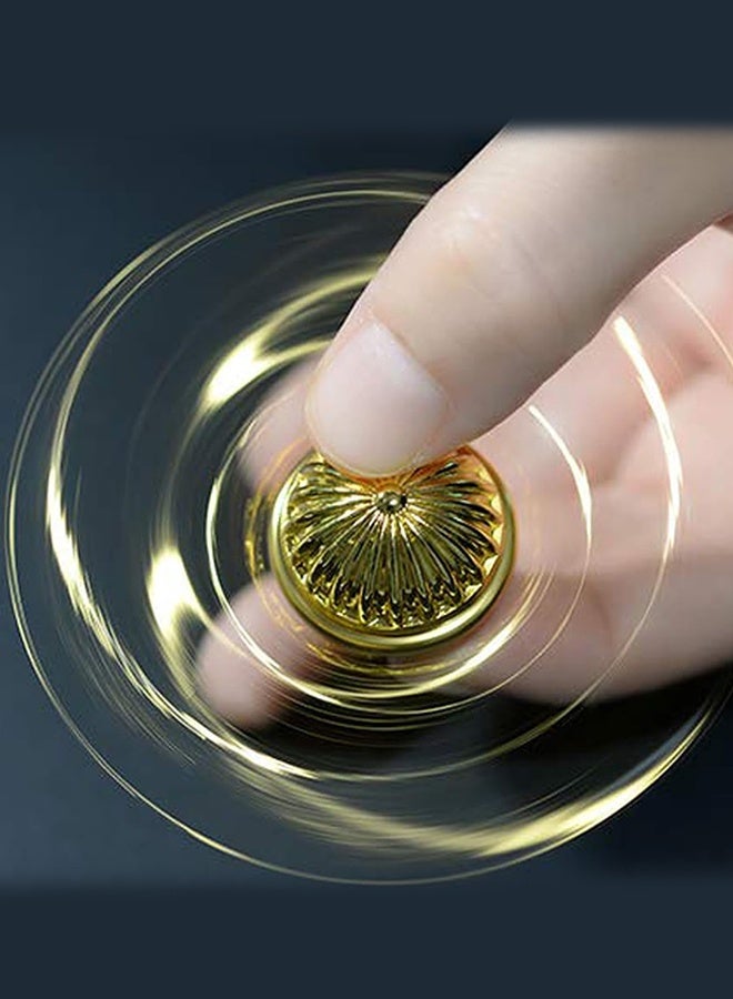 Organizer Gold Fidget Spinner Magic Orb Anxiety Toys Stress Relief Reducer Spin Fidgets Hand Bearing Tri Spinner Finger Spinners Toy Focus Fidgeting Restless Novelty Gift for Adults Kids - Image 4