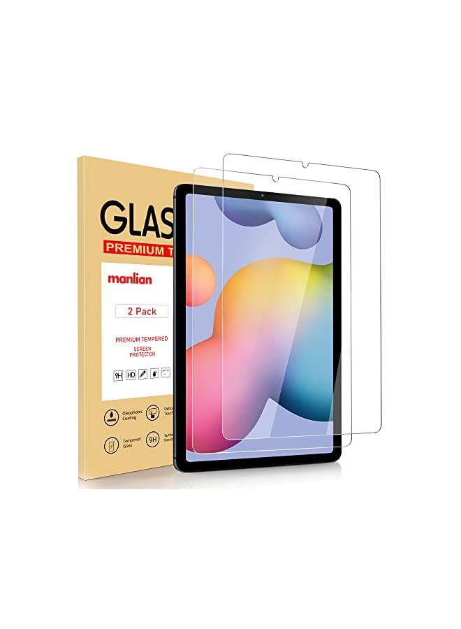 AWH Screen Protector For Samsung Galaxy Tab S6 Lite (Model:SM-P610/P615), (2-pack) with [Ultra-Clear] [Anti-Scratch] [Anti-Fingerprint] Tempered Glass Film. - Image 2