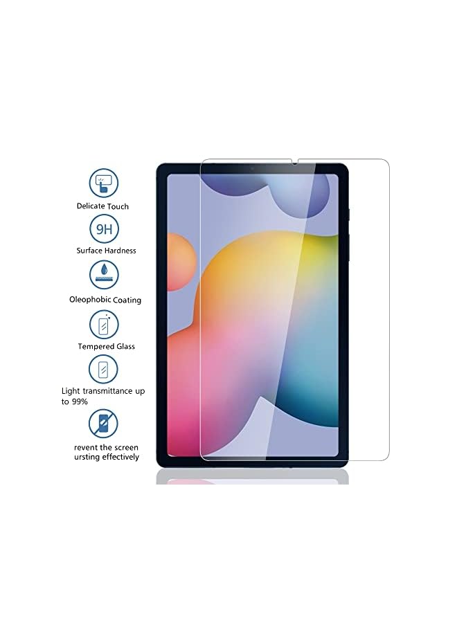 AWH Screen Protector For Samsung Galaxy Tab S6 Lite (Model:SM-P610/P615), (2-pack) with [Ultra-Clear] [Anti-Scratch] [Anti-Fingerprint] Tempered Glass Film. - Image 3