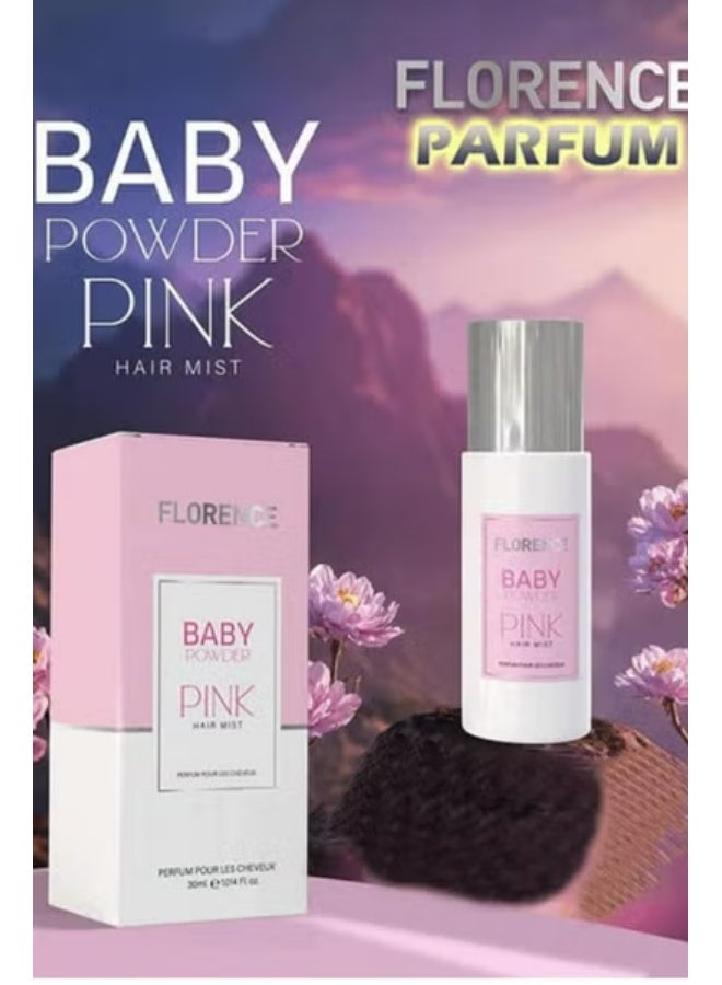 فلورنسا معطر شعر بيبي باودر وردي 30 مل قطعتين - Image 2