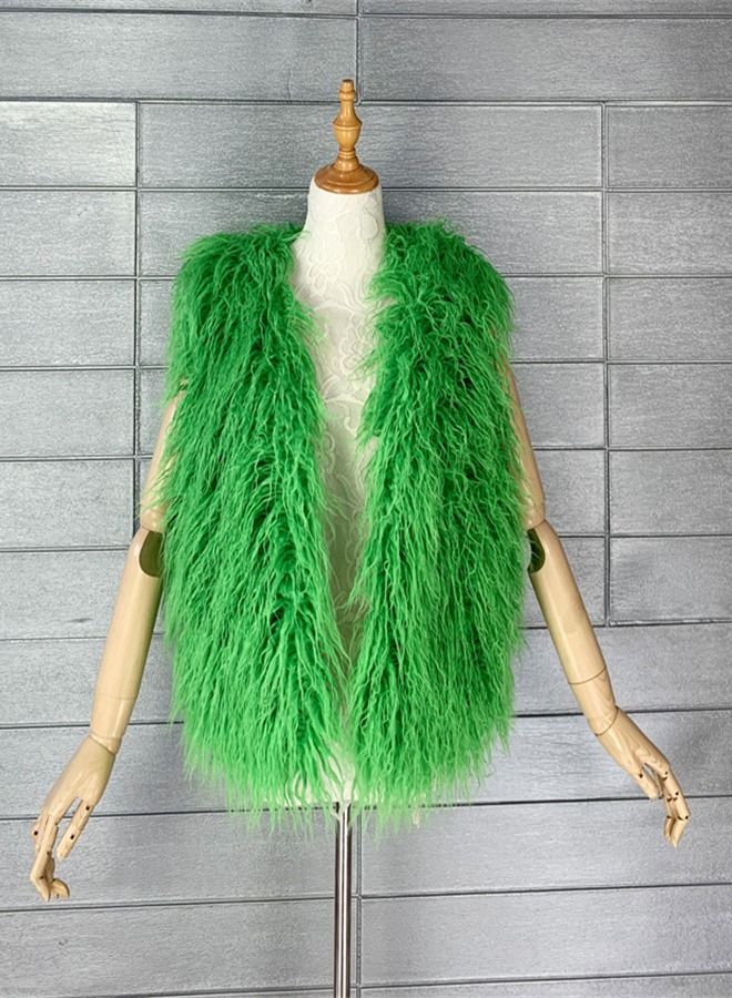 Loquat Women's Warm Faux Fur Vest  - Image 1