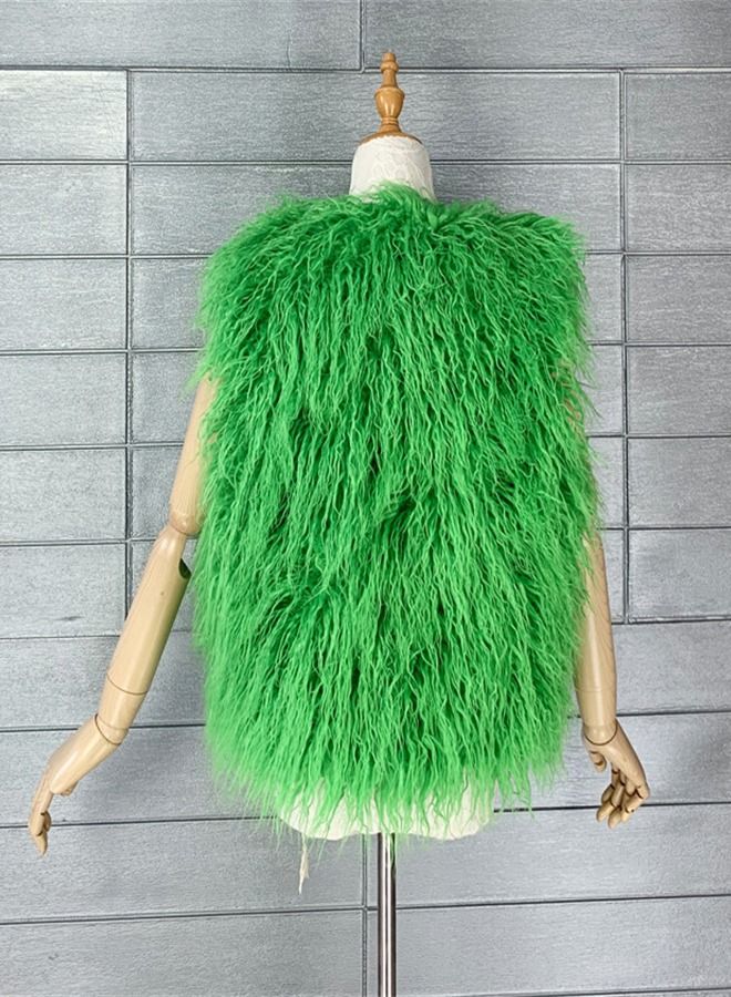 Loquat Women's Warm Faux Fur Vest  - Image 2