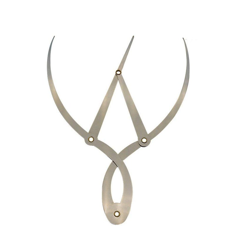CENMO Stainless Steel Eyebrow Ruler Golden Ratio Calipers 11618 Measure Tool