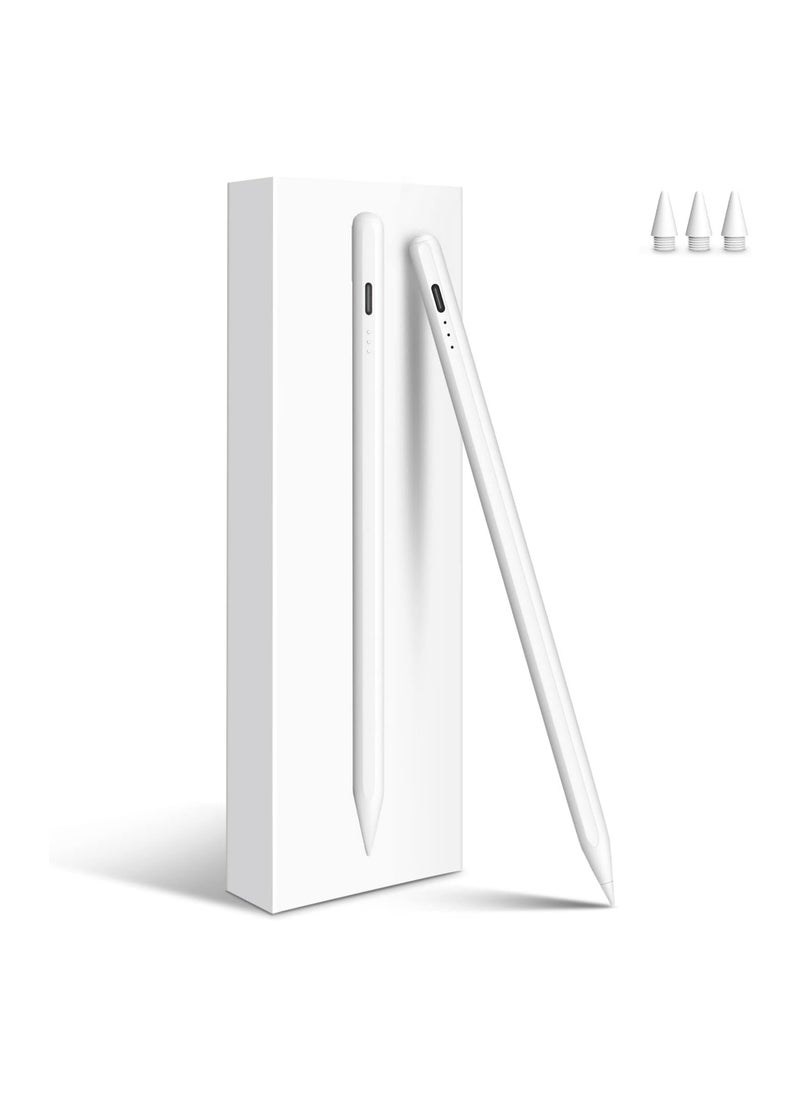 FARROBIZZ Active Stylus Pens for Touch Screens Rechargeable Tablet Pen POM Tip Magnetic iPad Pencil Universal Stylus Pen for iPad/Pro/Air/Mini/iPhone/Samsung/iOS/Android and Other Smartphone Device  - Image 1