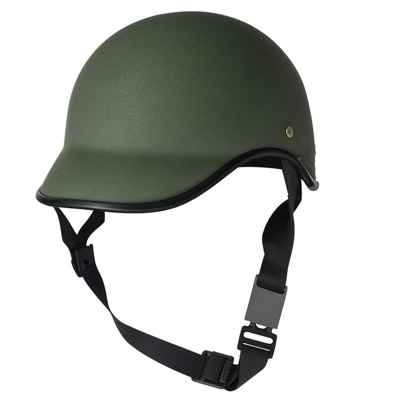 VISORUP All Purpose Open Face Cap with Adjustable Strap – Lightweight Half Cap Helmet for Bike, Scooter, Cycling & Daily Commute – Unisex Helmet for Men & Women (Pack of 1) - Image 1