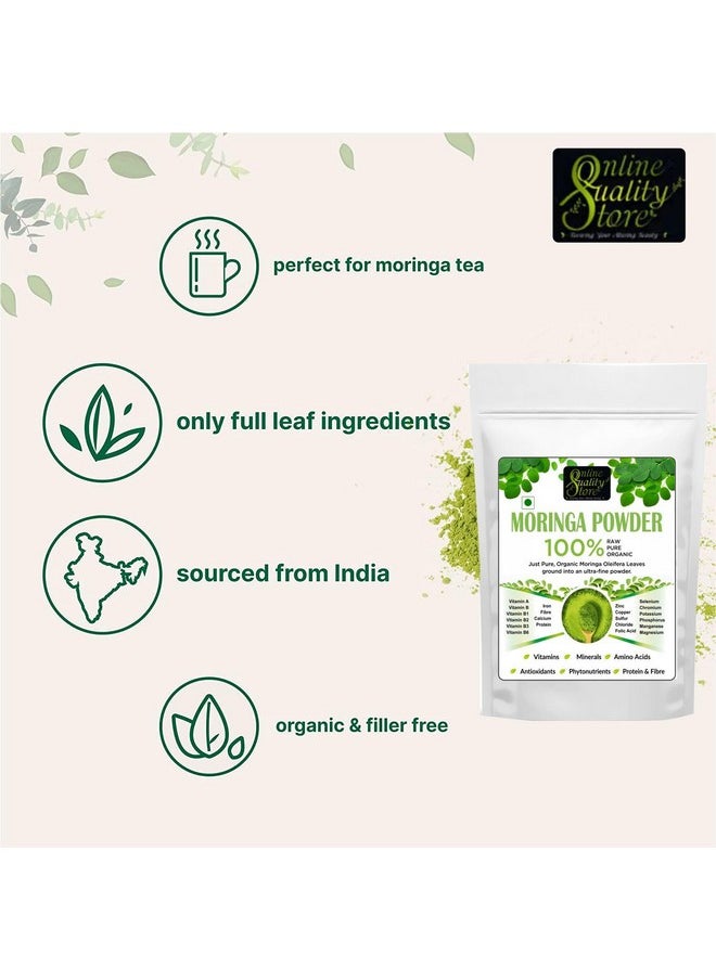 Online Quality Store Organic Moringa Leaf Powder - 100G For Food,Helps In Immunity Booster, Stress Relief, Improves Metabolism  - Image 4