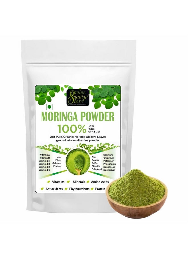 Online Quality Store Organic Moringa Leaf Powder - 100G For Food,Helps In Immunity Booster, Stress Relief, Improves Metabolism  - Image 3