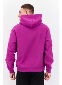 Champion Men Sportswear Fit Long Sleeves Outdoor Sweatshirt, Purple  - Image 3
