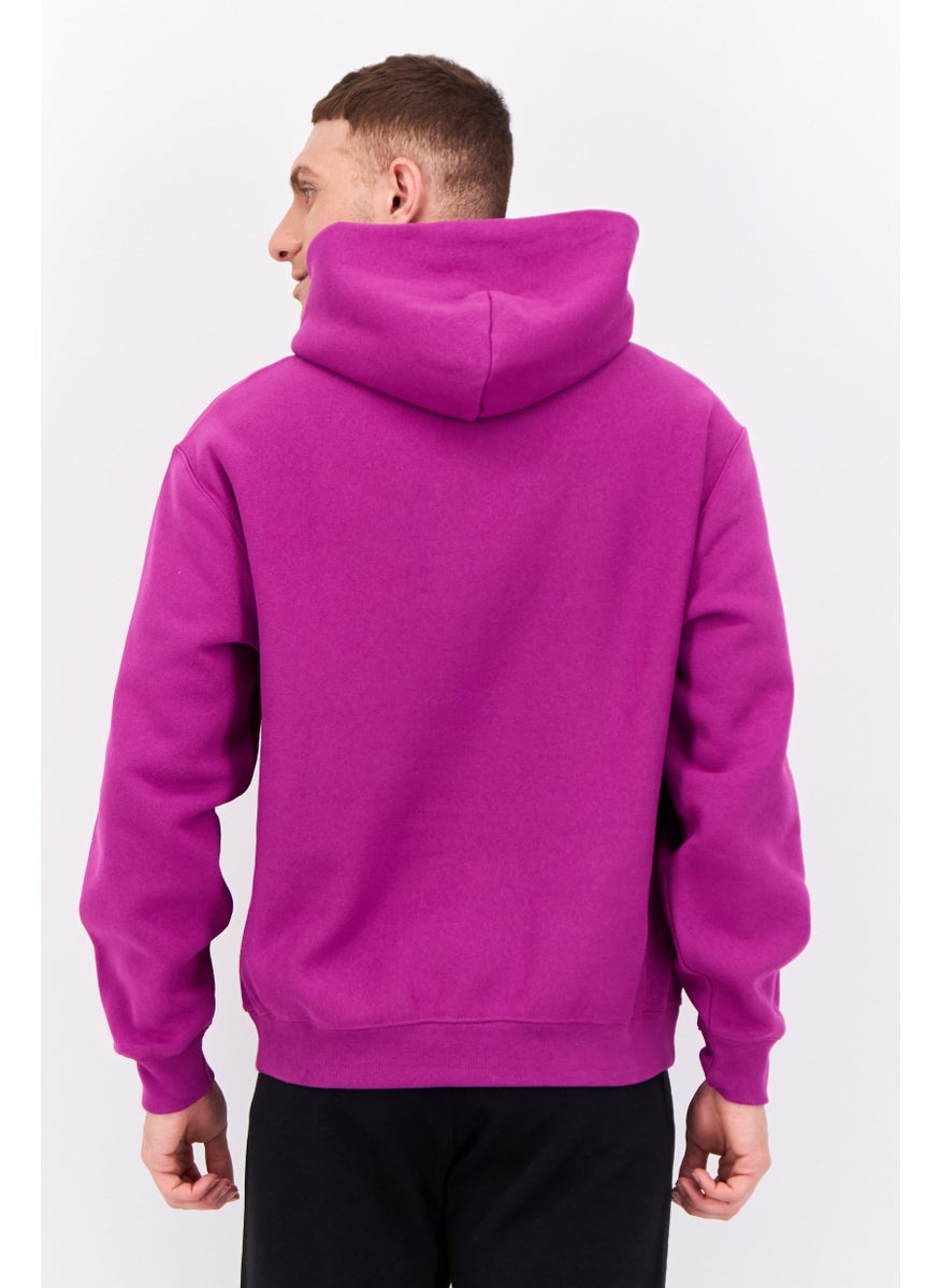 Champion Men Sportswear Fit Long Sleeves Outdoor Sweatshirt, Purple  - Image 3